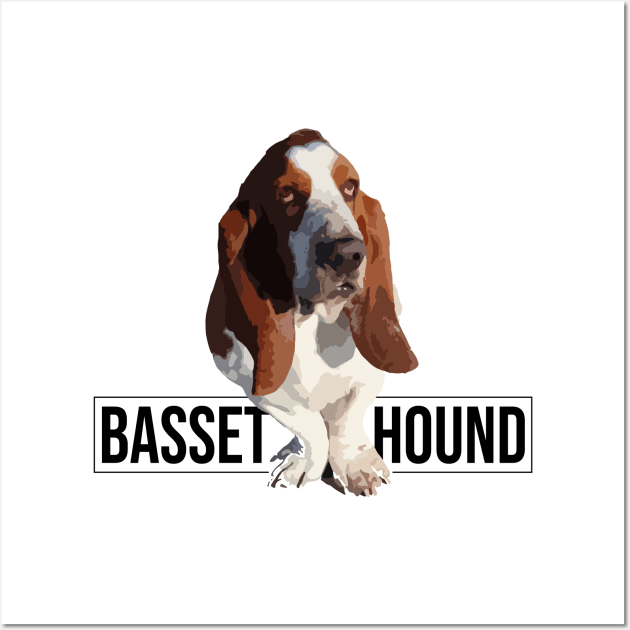 Basset Hound Wall Art by NV